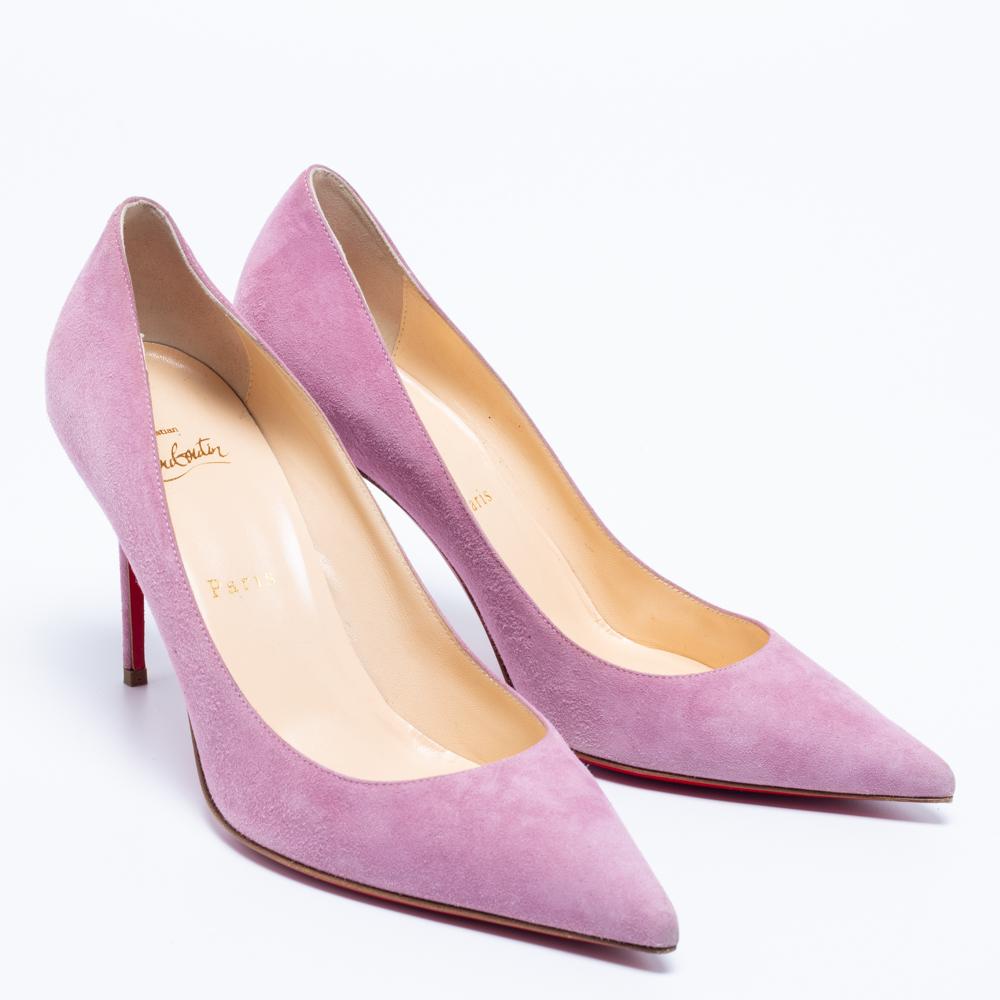 Christian Louboutin Lilac Suede Kate Pumps Size 39 2