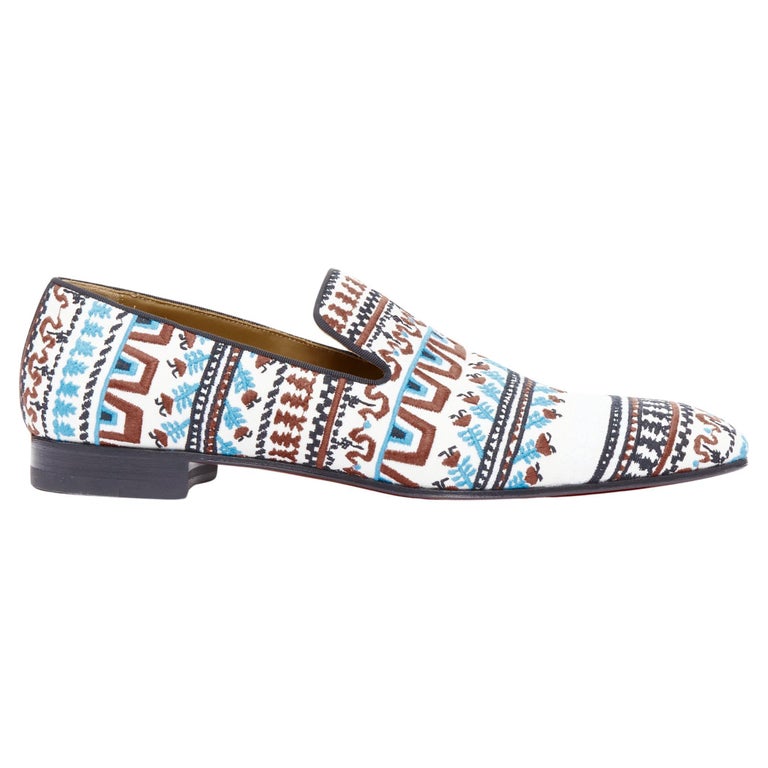 CHRISTIAN LOUBOUTIN Limited Edition Dandelion Greek Flat 