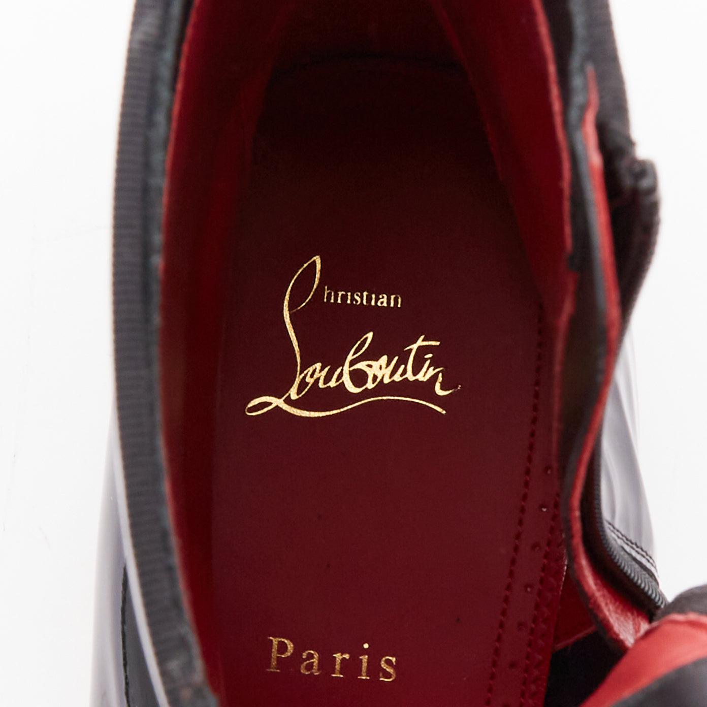 CHRISTIAN LOUBOUTIN Lipsiboot 35 botines con tacón egipcio metálico EU43 en venta 4