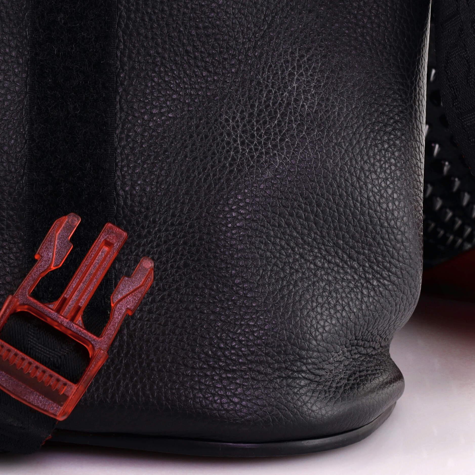 Christian Louboutin Loubiclic Messenger Bag Spiked Leather at