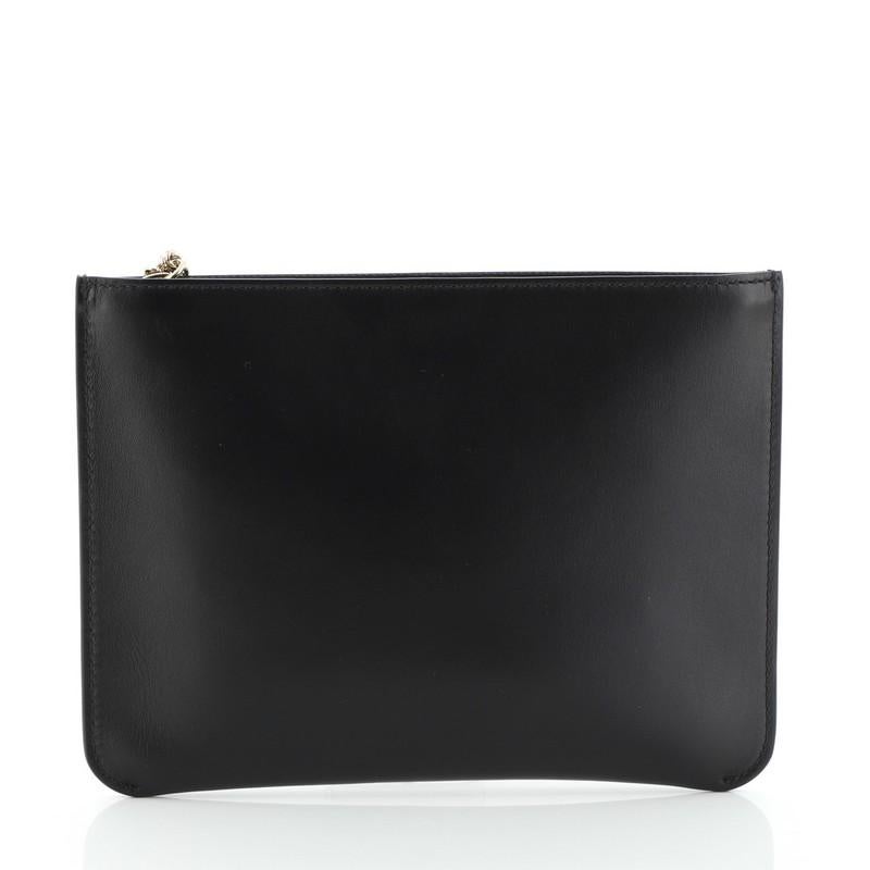Christian Louboutin Loubicute Clutch Leather  In Good Condition In NY, NY