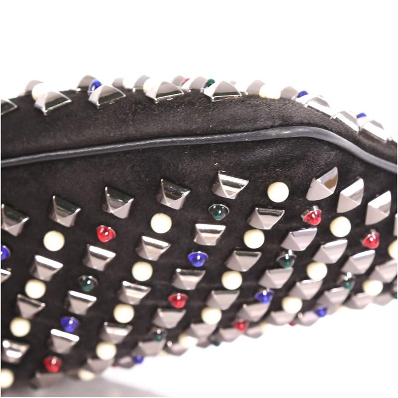Christian Louboutin Loubiposh Cluch Spiked Suede 2
