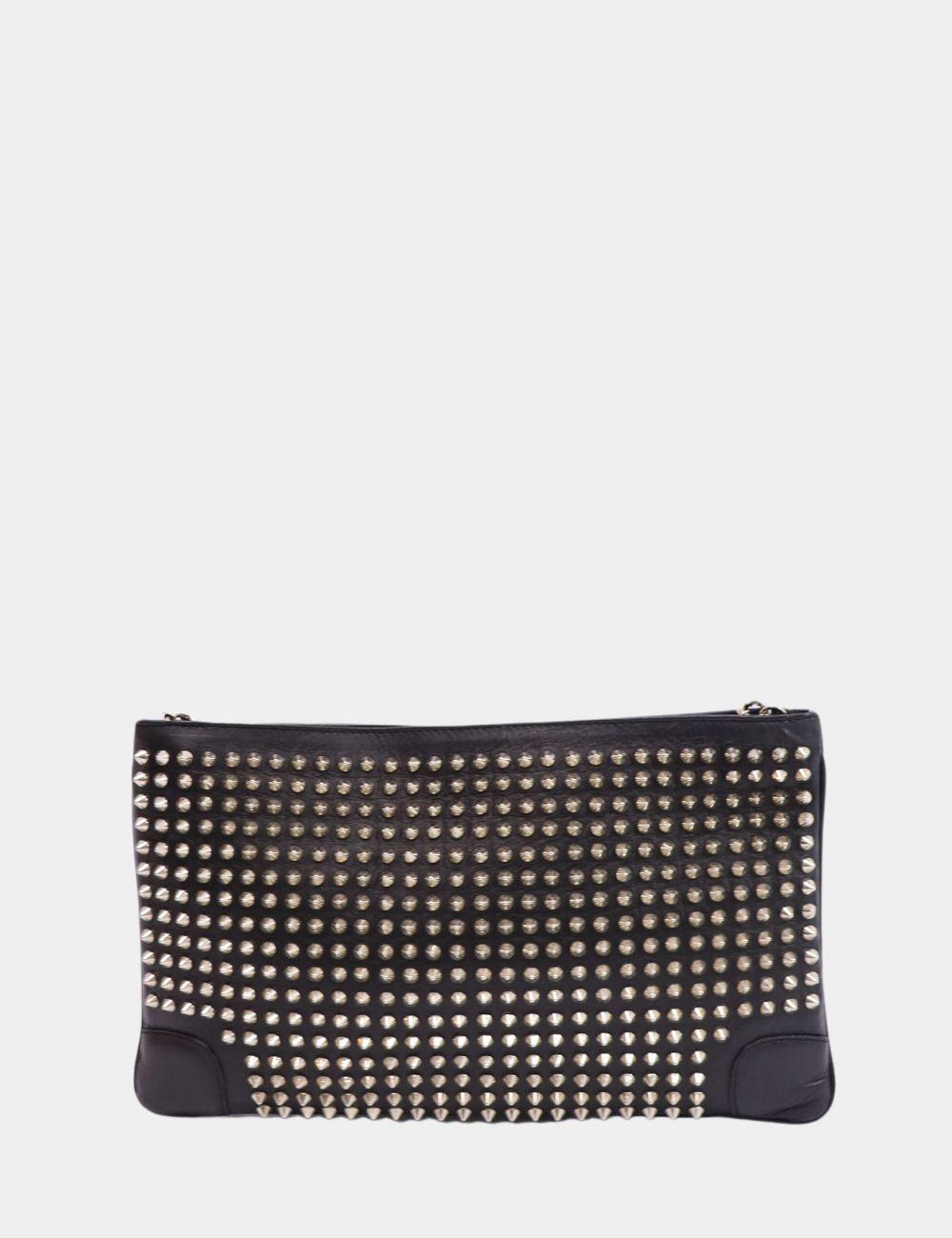 Black Christian Louboutin Loubiposh Clutch
