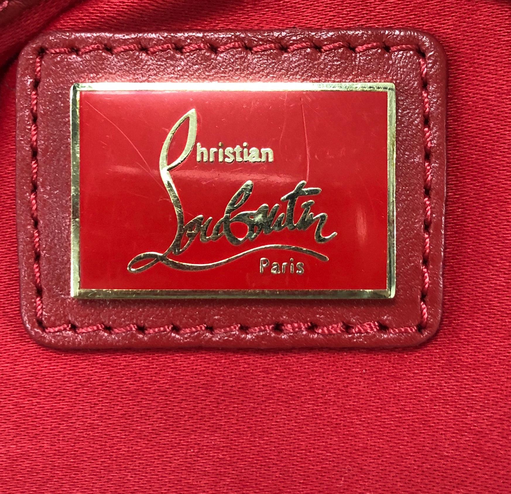 Christian Louboutin Loubiposh Clutch Spiked Leather 5