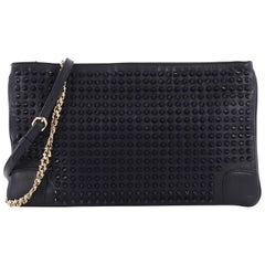 Christian Louboutin Loubiposh Clutch Spiked Leather