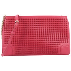 Christian Louboutin Loubiposh Clutch Spiked Leather