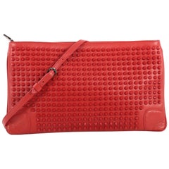 Christian Louboutin Loubiposh Clutch Spiked Leather