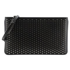 Christian Louboutin Loubiposh Clutch Spiked Leather