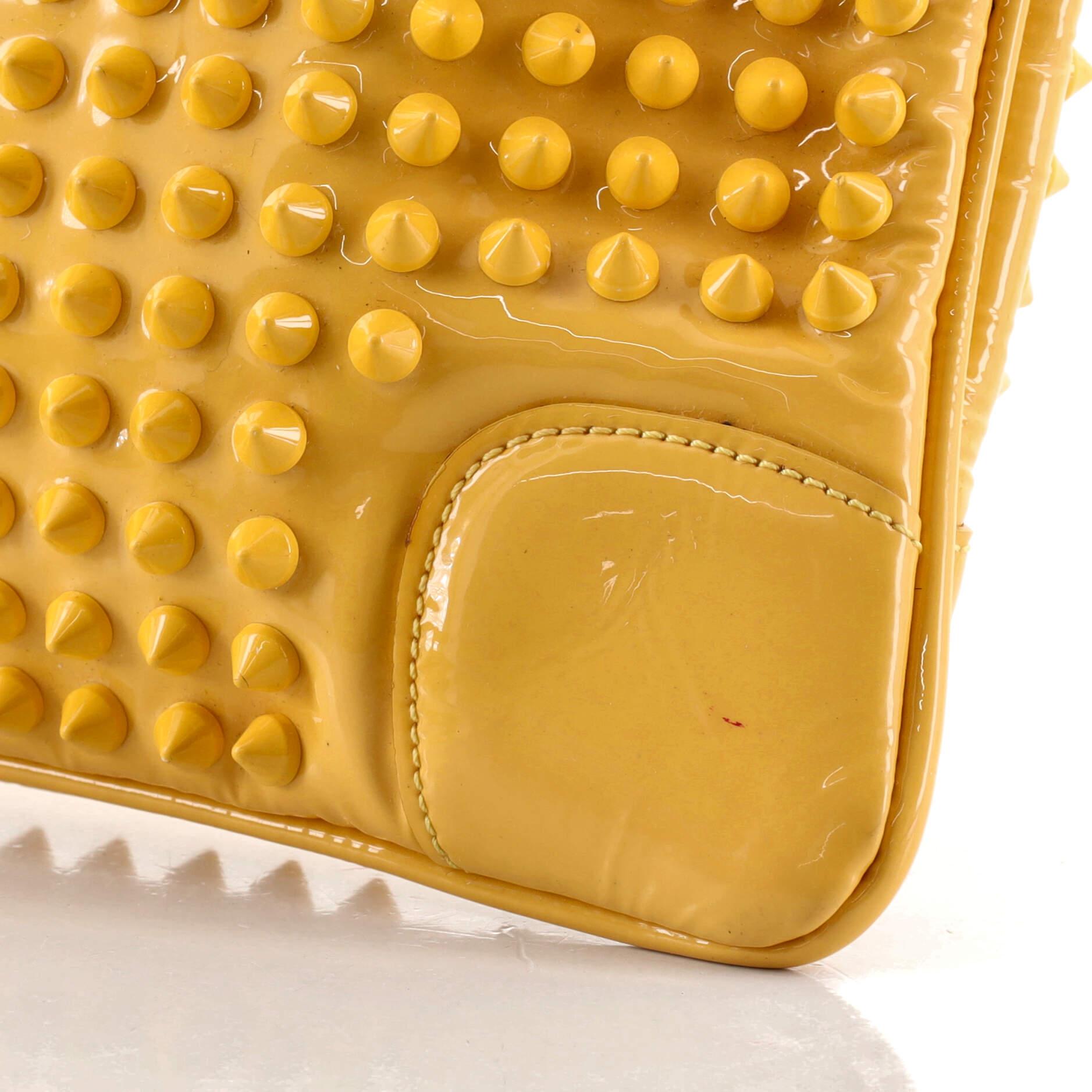 Christian Louboutin Loubiposh Clutch Spiked Patent 2