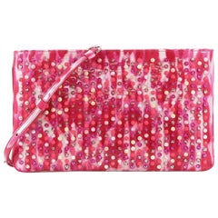 Christian Louboutin Loubiposh Clutch Spiked Patent