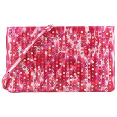 Christian Louboutin Loubiposh Clutch Spiked Patent