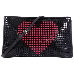 Christian Louboutin Loubiposh Clutch Spiked Patent