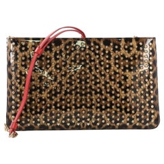 Christian Louboutin Loubiposh Clutch Spiked Patent