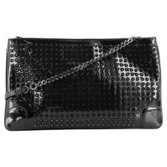 Christian Louboutin Loubiposh Clutch Spiked Patent