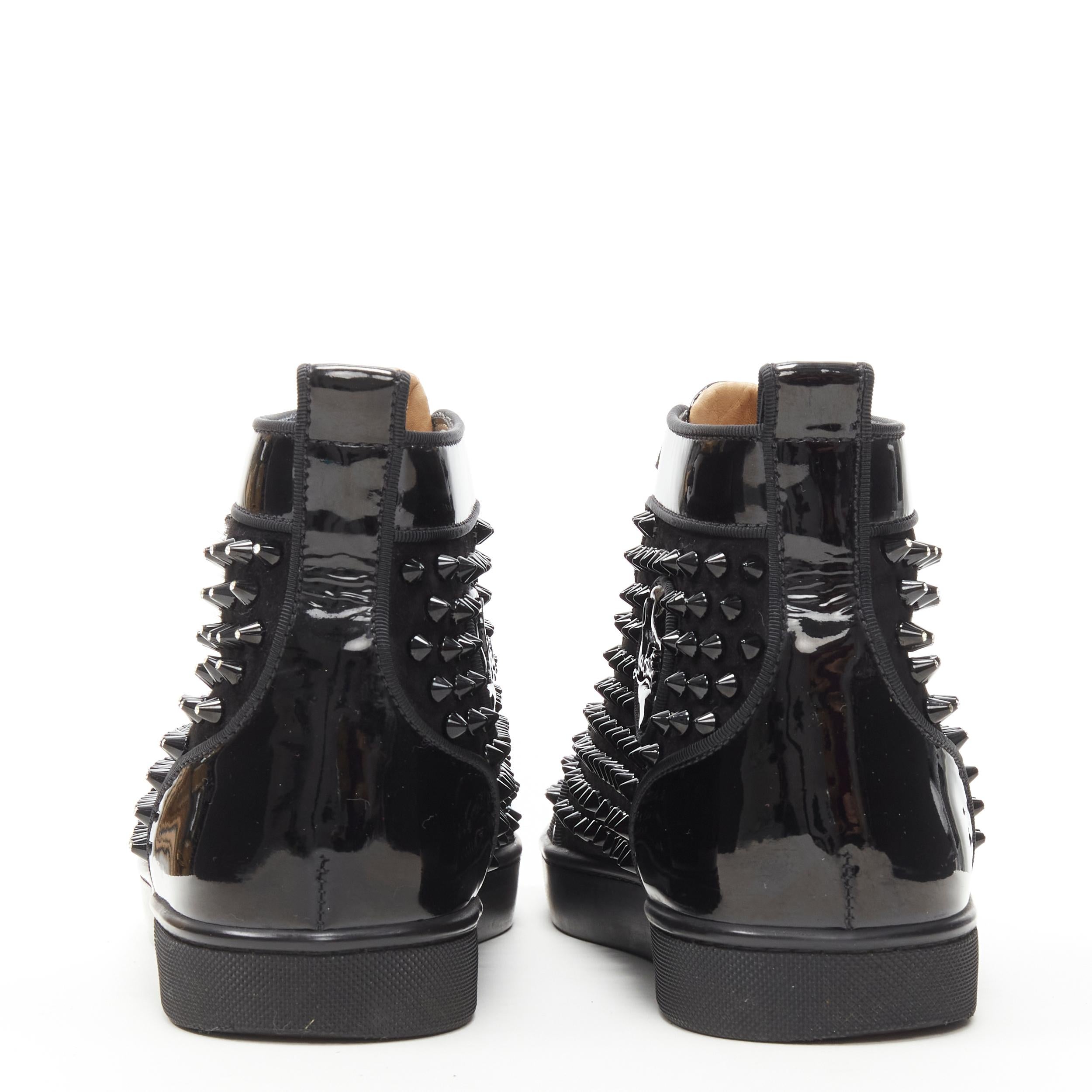 black studded louboutin sneakers