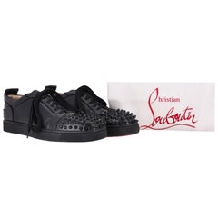 Christian Louboutin Louis Junior Spikes Leather Sneakers