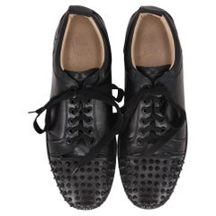 Christian Louboutin Louis Junior Spikes Leather Sneakers
