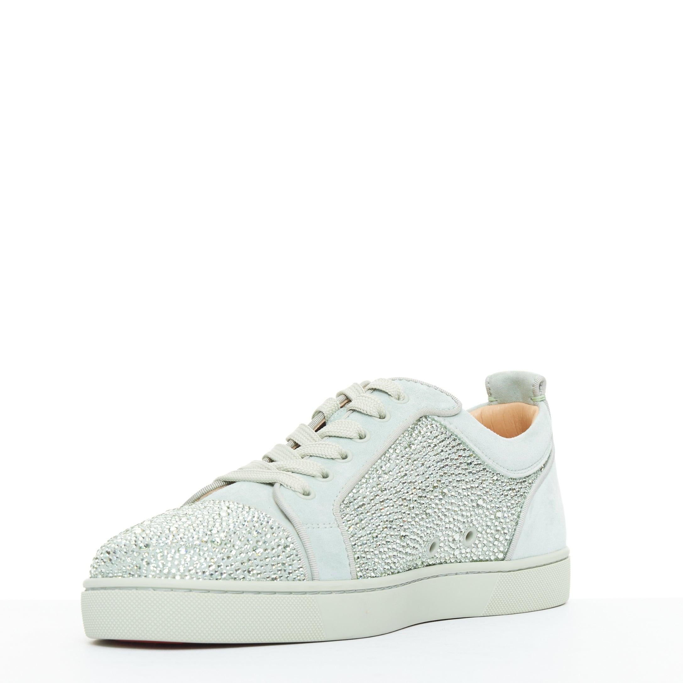 CHRISTIAN LOUBOUTIN Zapatilla baja Louis Junior Strass Opalina Crisolita EU43 en Nuevo estado para la venta en Hong Kong, NT