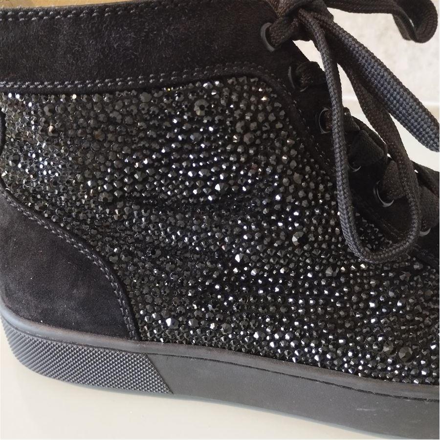 Christian Louboutin Louis Orlato Crystal size 38 In Excellent Condition For Sale In Gazzaniga (BG), IT
