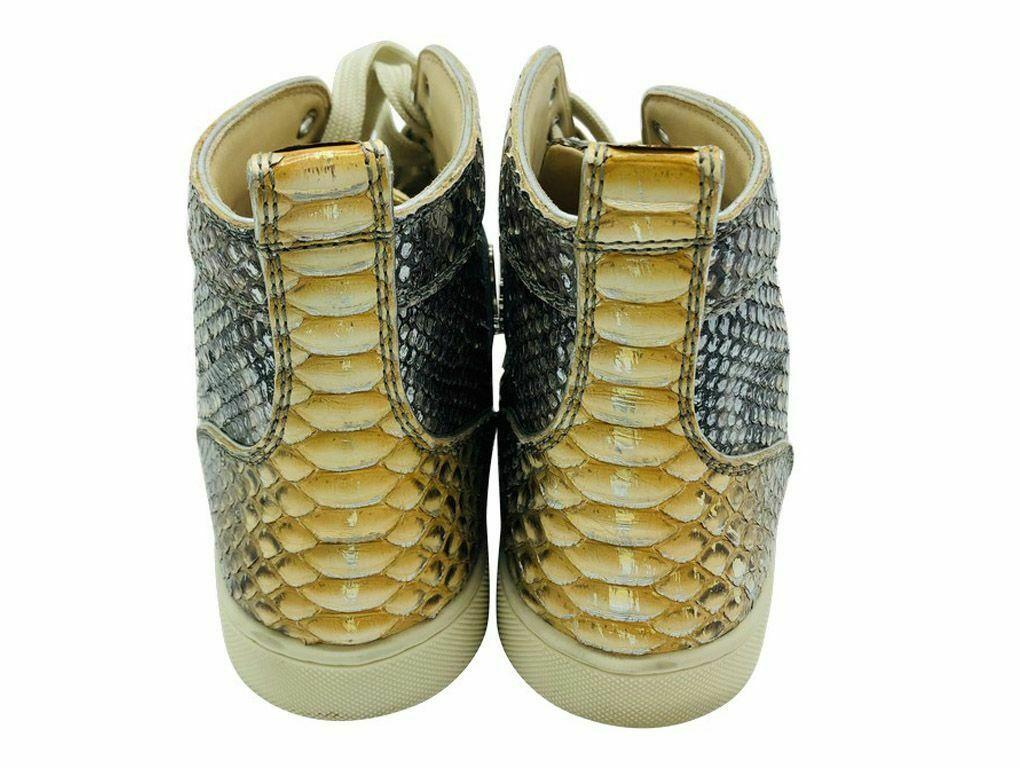 louboutin python sneakers
