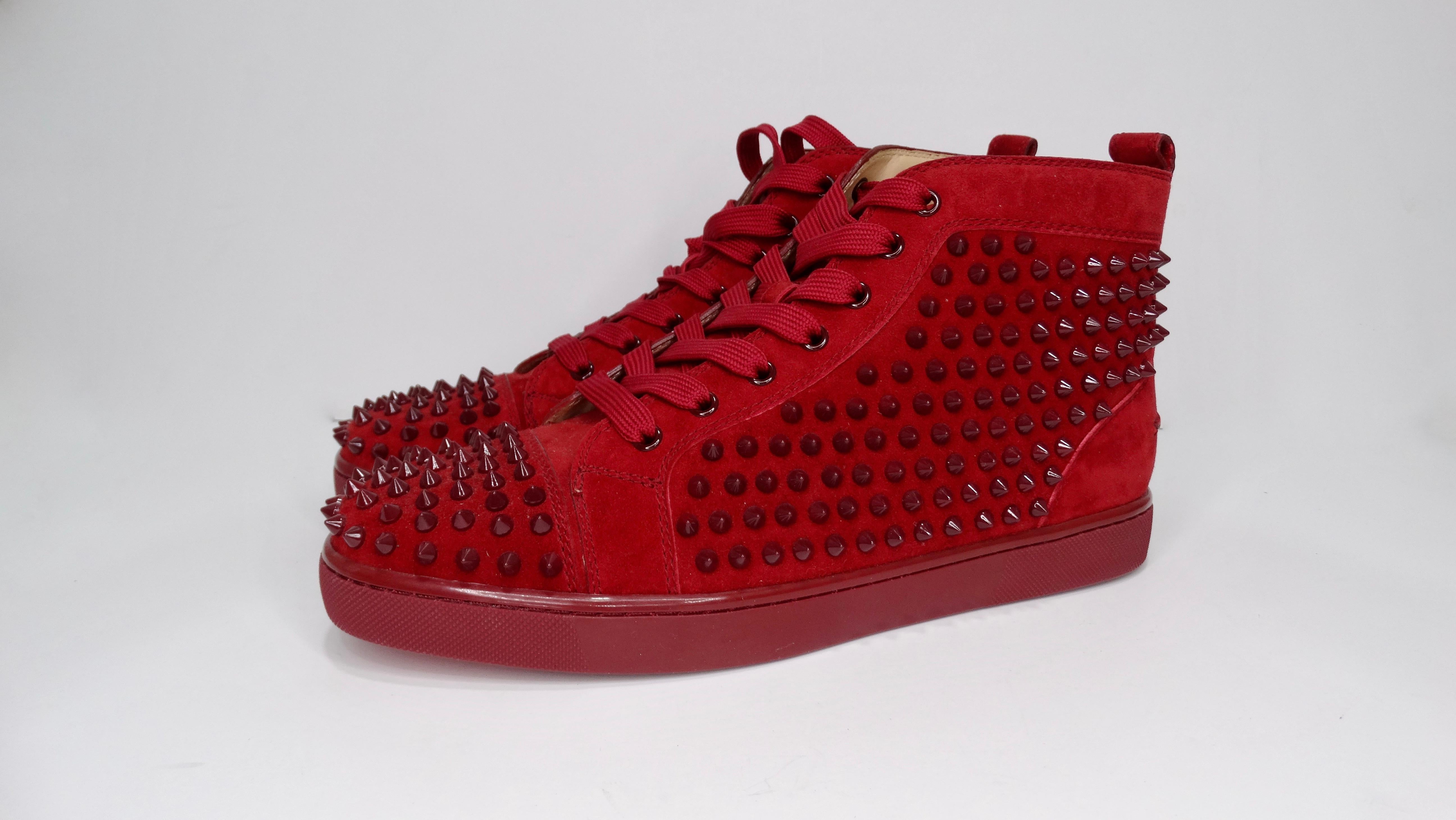 Christian Louboutin Louis Spikes Flat Sneakers