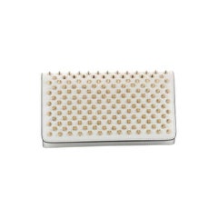 Christian Louboutin Macaron Wristlet Spiked Leather