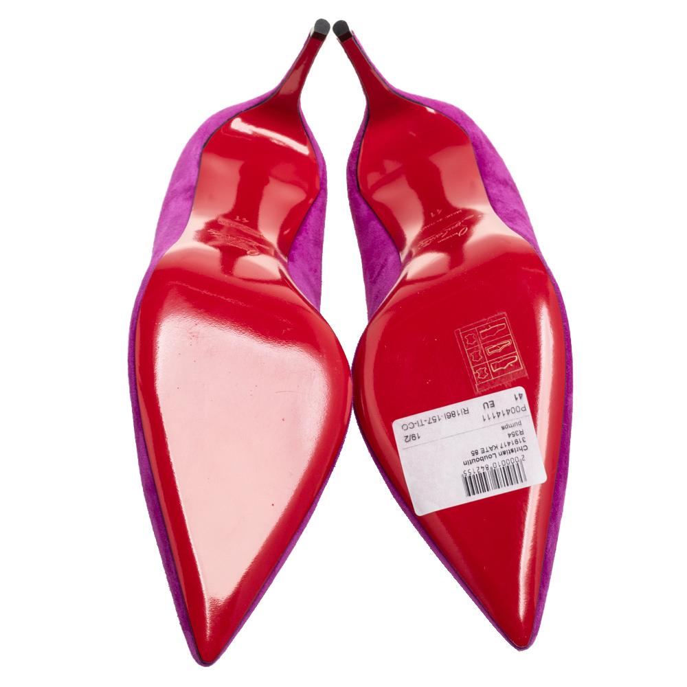 Christian Louboutin Magenta Suede Kate Pumps Size 41 1