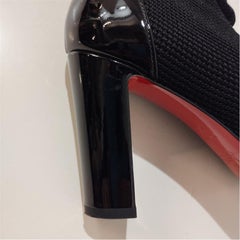 Christian Louboutin Maille tricot boots size 37 1/2