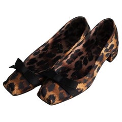 Christian Louboutin Mamaflirt 30 Brown Leopard Ballett Kitten Heels 39