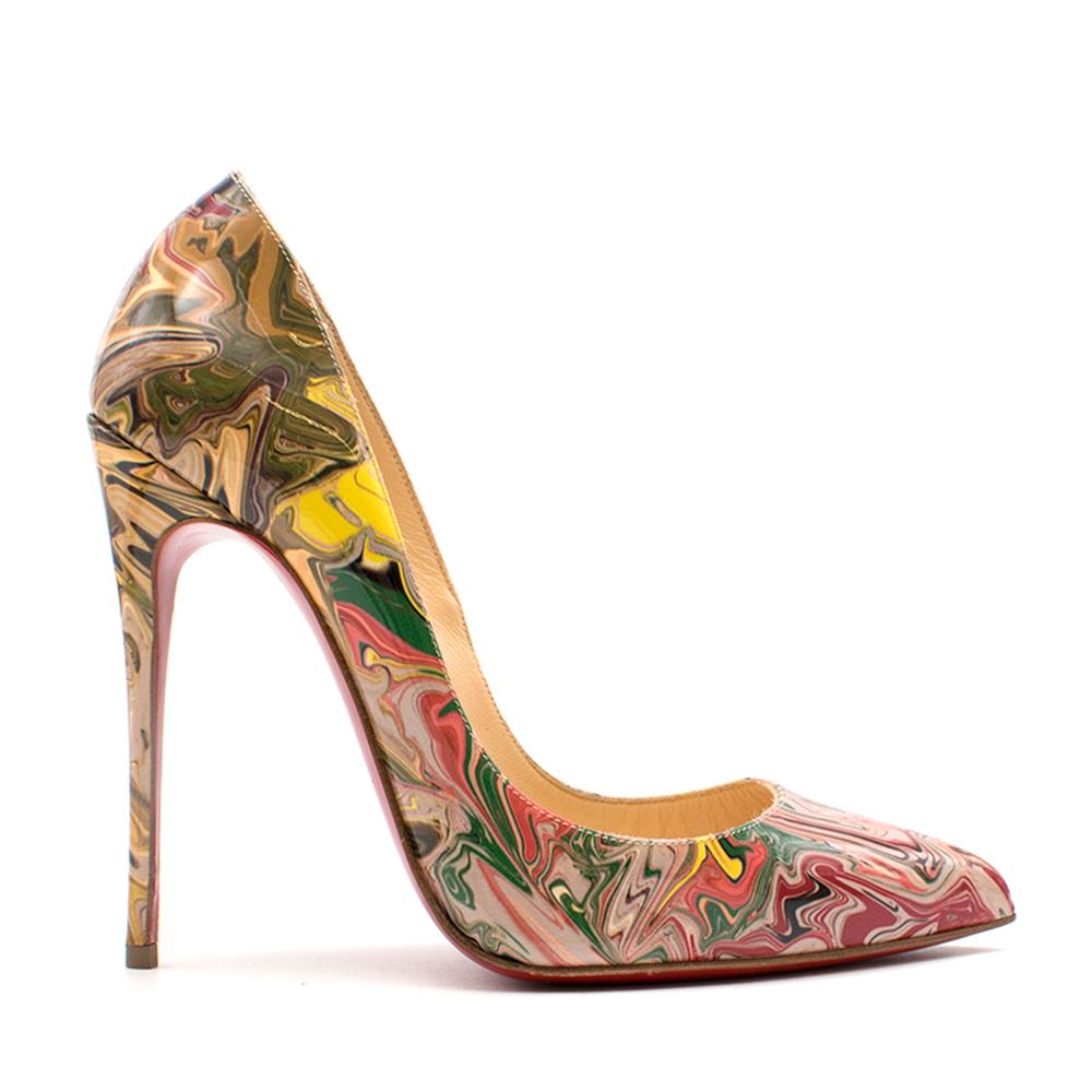 Christian Louboutin Marbled Pigalle 120mm Pumps

- 120MM 
- Made in Italy 
- Signature red soles
- Size 36

Please note, these items are pre-owned and may show signs of being stored even when unworn and unused. This is reflected within the