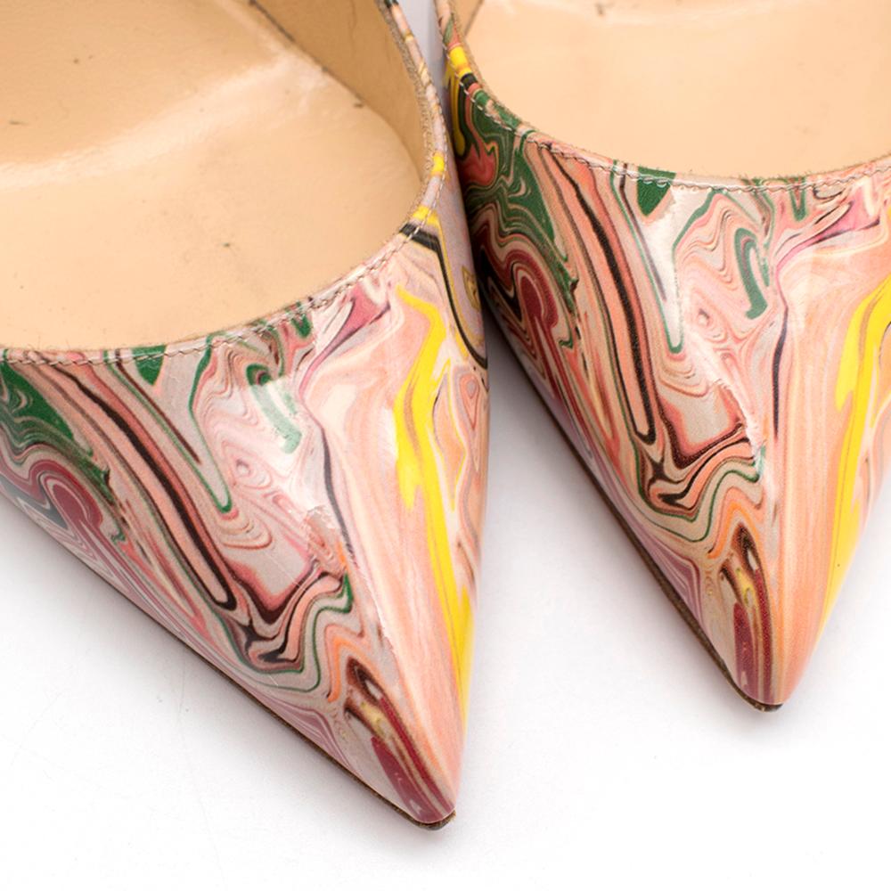 Christian Louboutin Marbled Pigalle 120mm Pumps 36 3