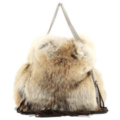 Christian Louboutin Marianna Rider Tote Fur Large