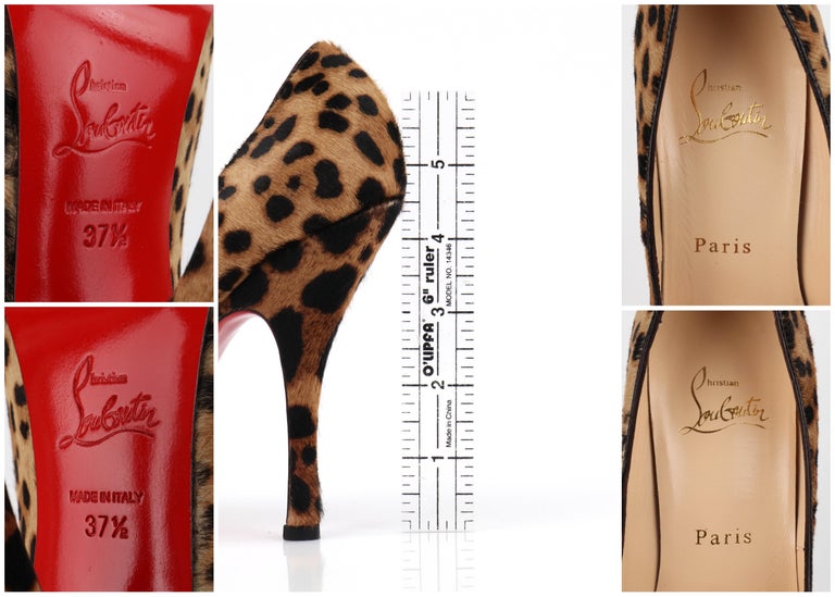 Leopard Christian Louboutins, Louis Vuitton  Louis vuitton shoes heels,  Christian louboutin, Louis vuitton shoes