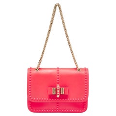 Christian Louboutin Matte and Patent Leather Sweet Charity Shoulder Bag