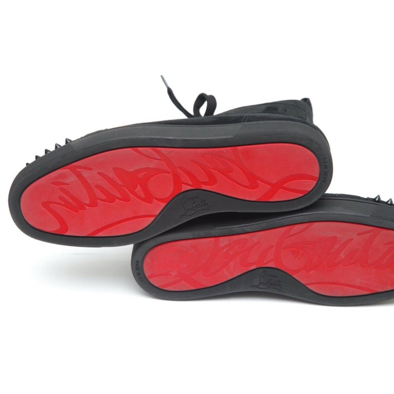CHRISTIAN LOUBOUTIN Baskets montantes pour homme LOUIS P STRASS