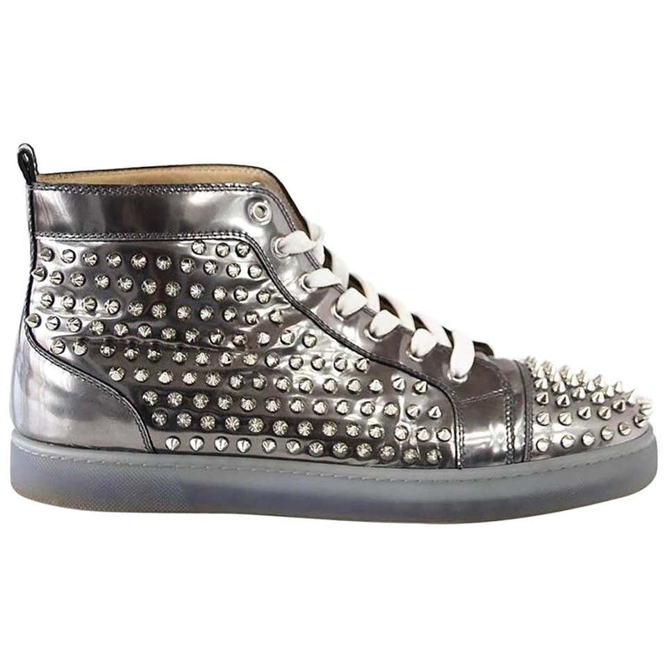 Christian Louboutin Sneaker Men's Red Rantus Orlato Flat Snakeskin ...