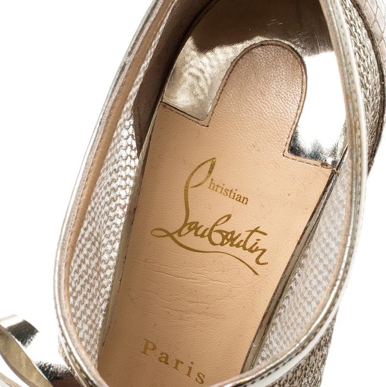 louboutin open toe boots