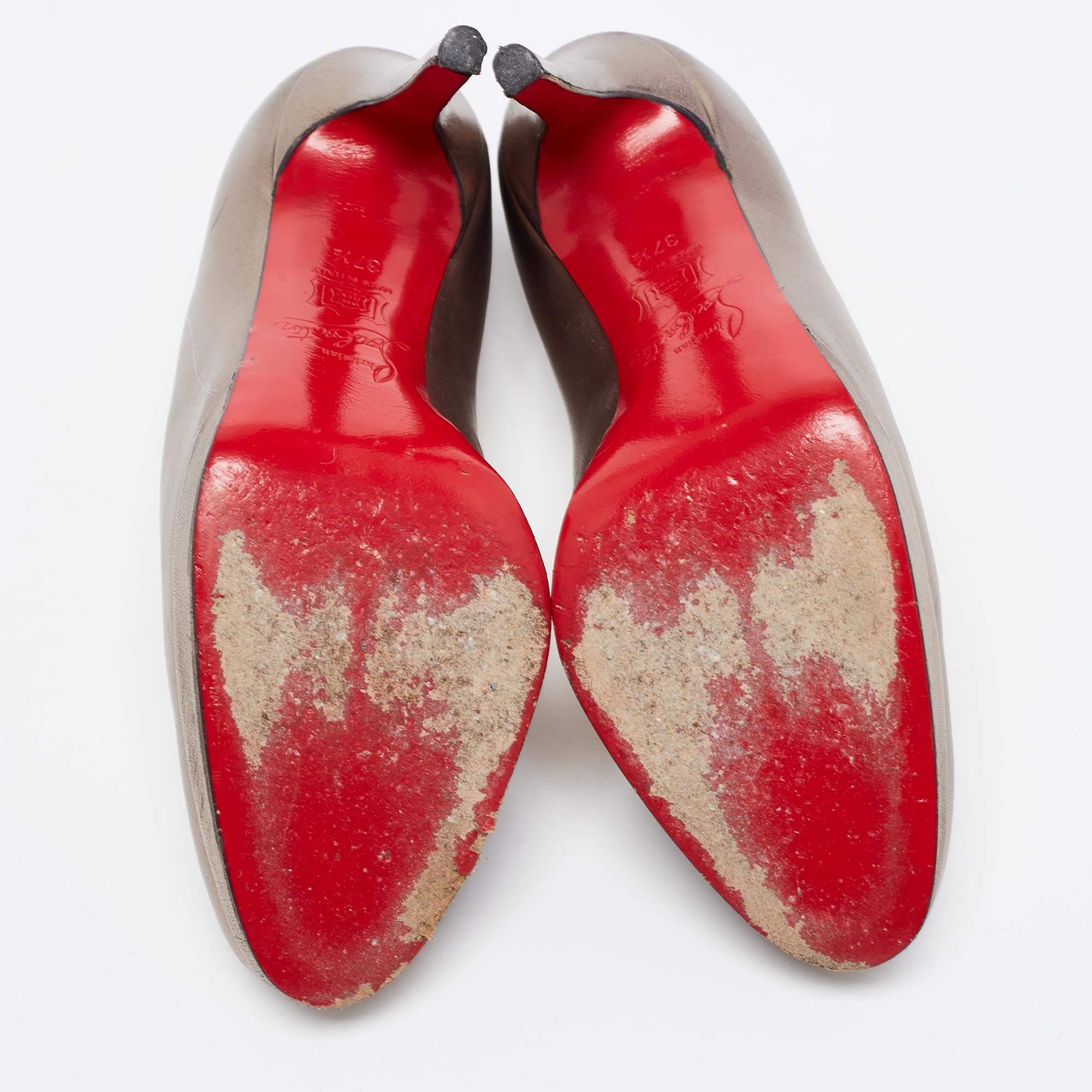 Christian Louboutin Escarpins simples et métalliques neufs, taille 37,5 1