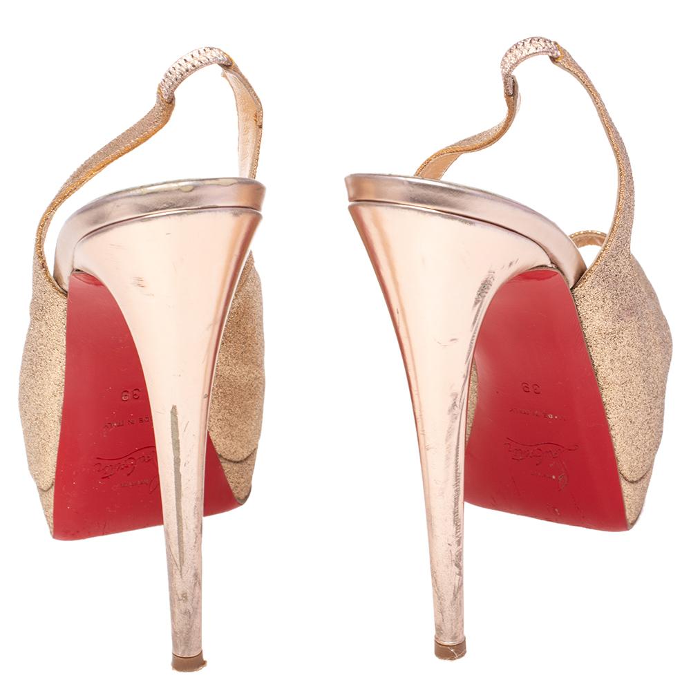 rose gold platform heels
