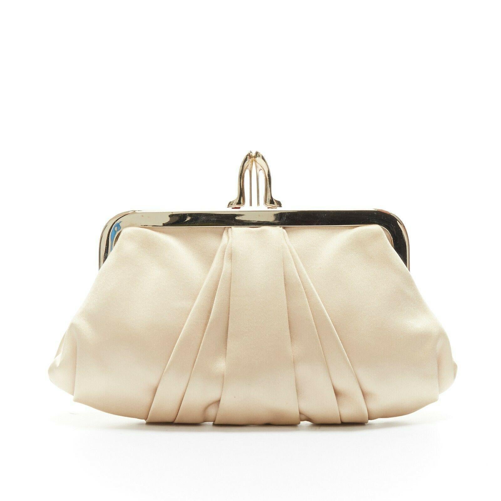 christian louboutin gold bag