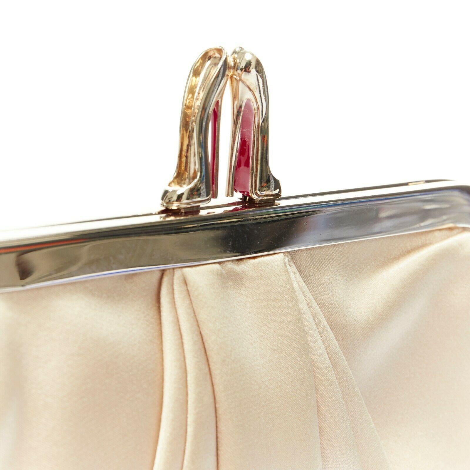 louboutin gold bag