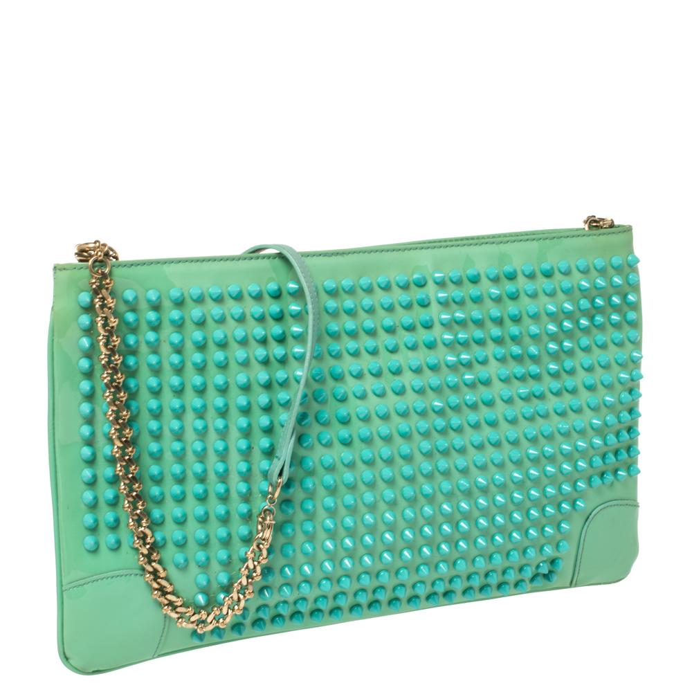 mint green louboutin