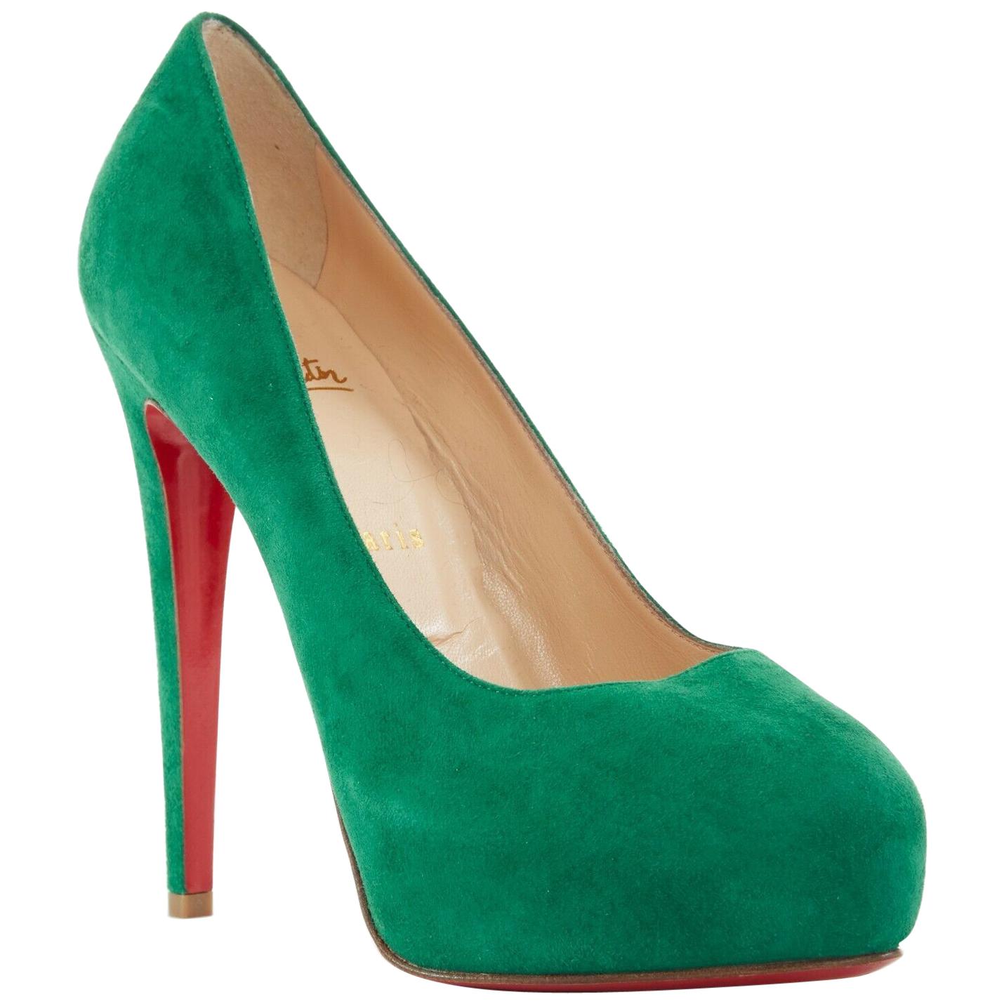 mint green louboutin