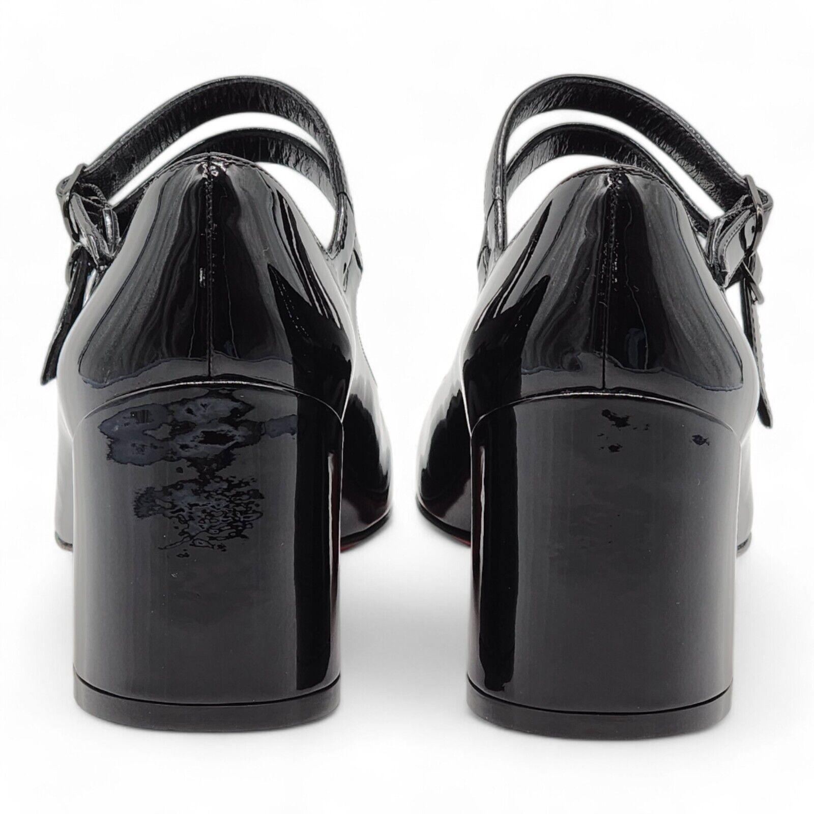 Christian Louboutin Miss Jane Pumps 55mm, The Louboutin version of an all-time classic

Additional information:
Material: Calf Leather
Color: Black
Size: 34.5 EU (4 ~ 4.5 US)
Country: Italy
Dimension: Heel height 55mm. (2 inches)
Condition: New with