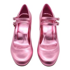 Christian Louboutin Miss Jane Pumps Leather in Pink