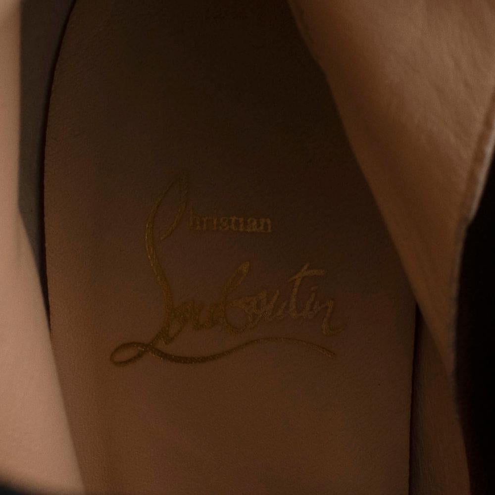 Christian Louboutin Moulin Noir 120 Krepp Satin Stiefel - EU 37.5 4