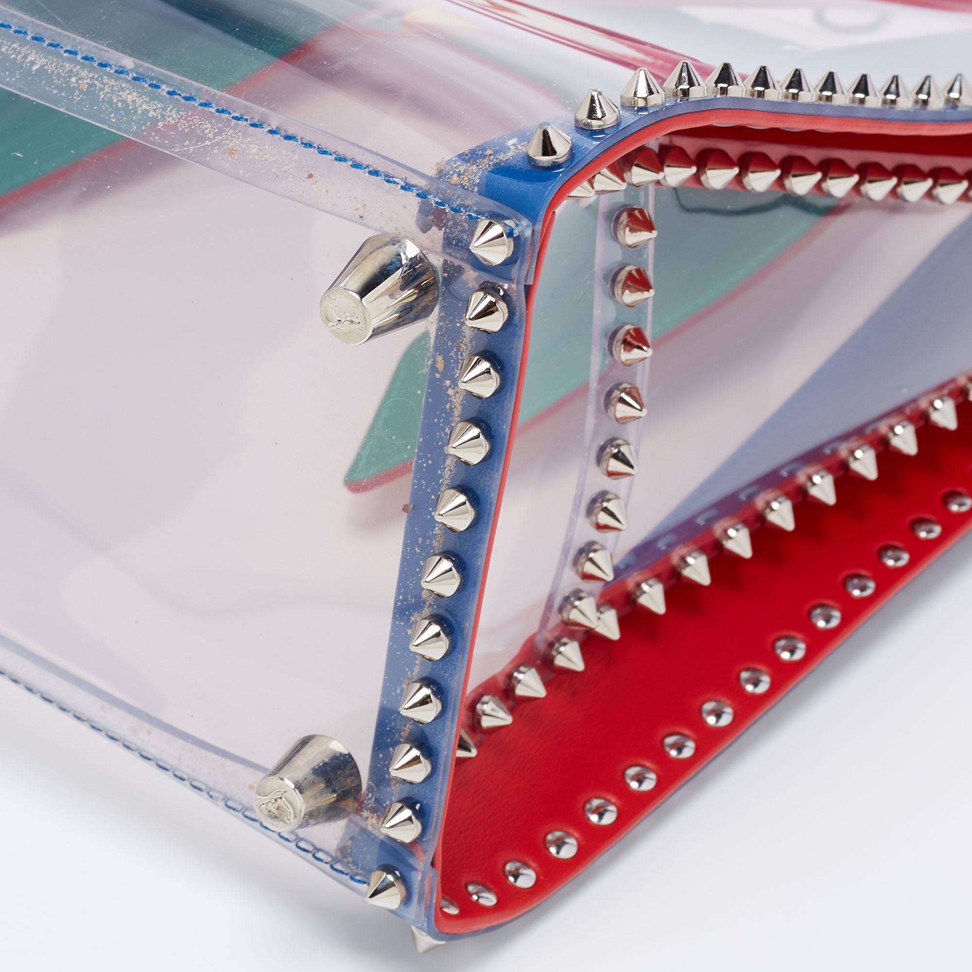 christian louboutin paloma medium calf tote bag