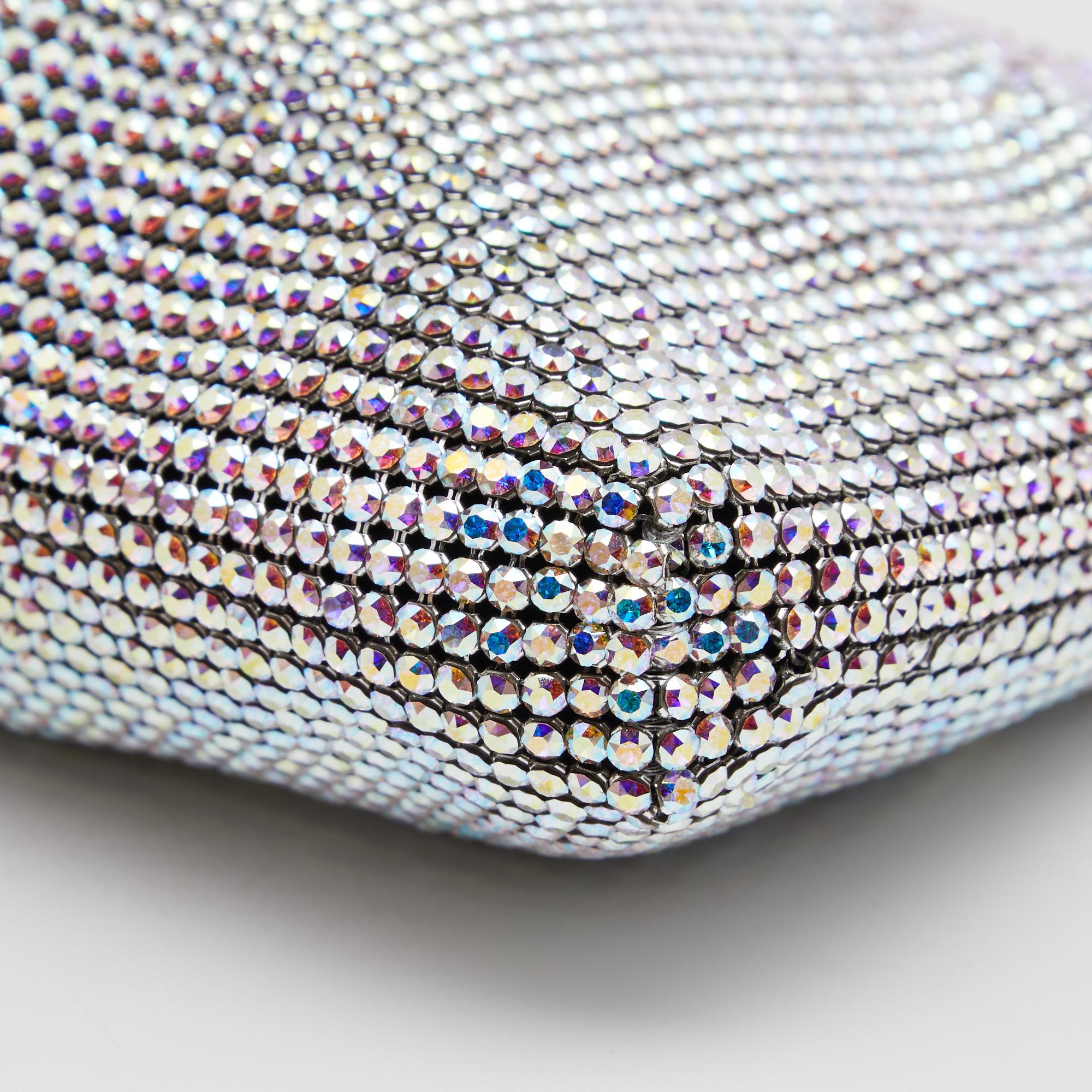 Christian Louboutin Multicolor Crystal Maykimay Strass Clutch 4