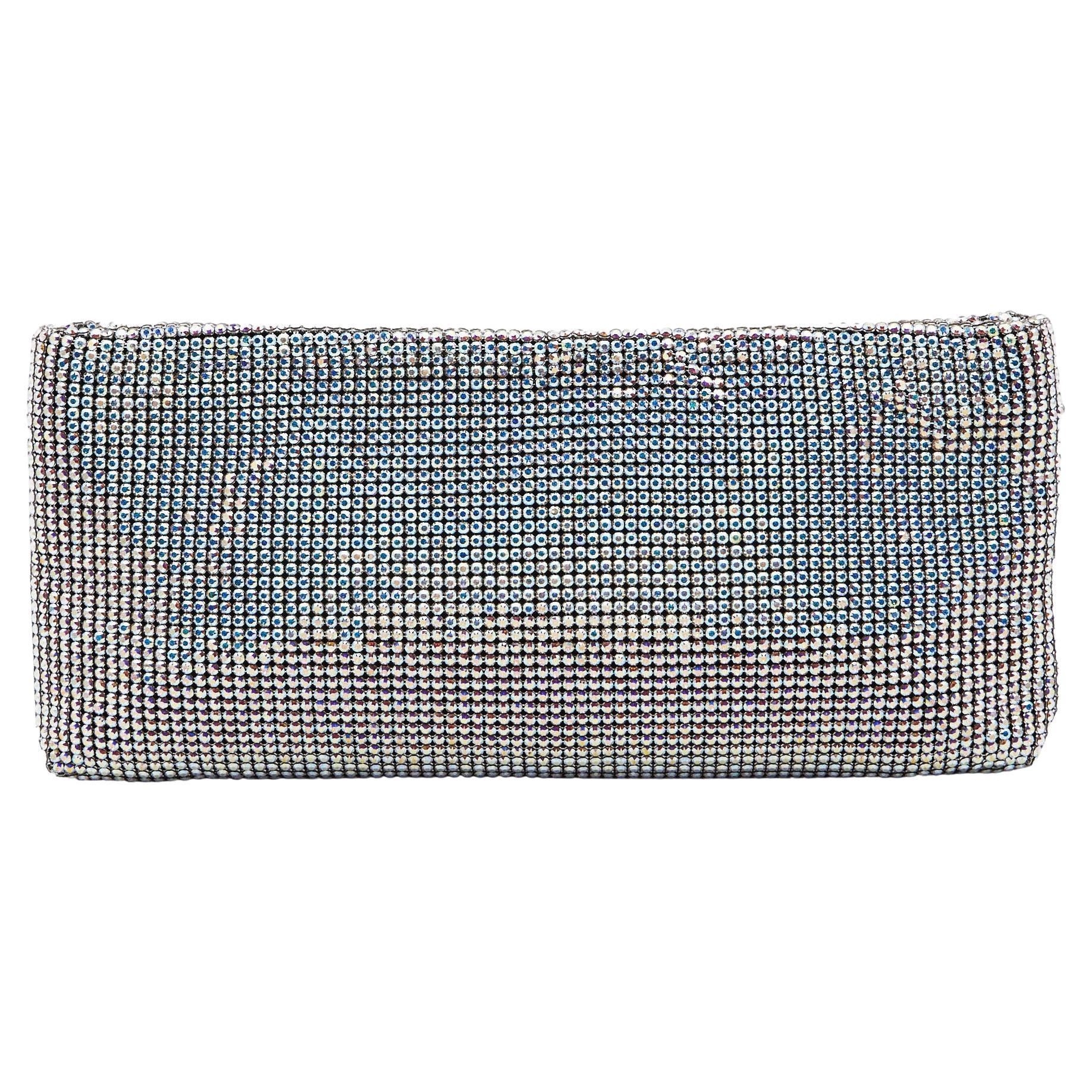 Christian Louboutin Multicolor Crystal Maykimay Strass Clutch