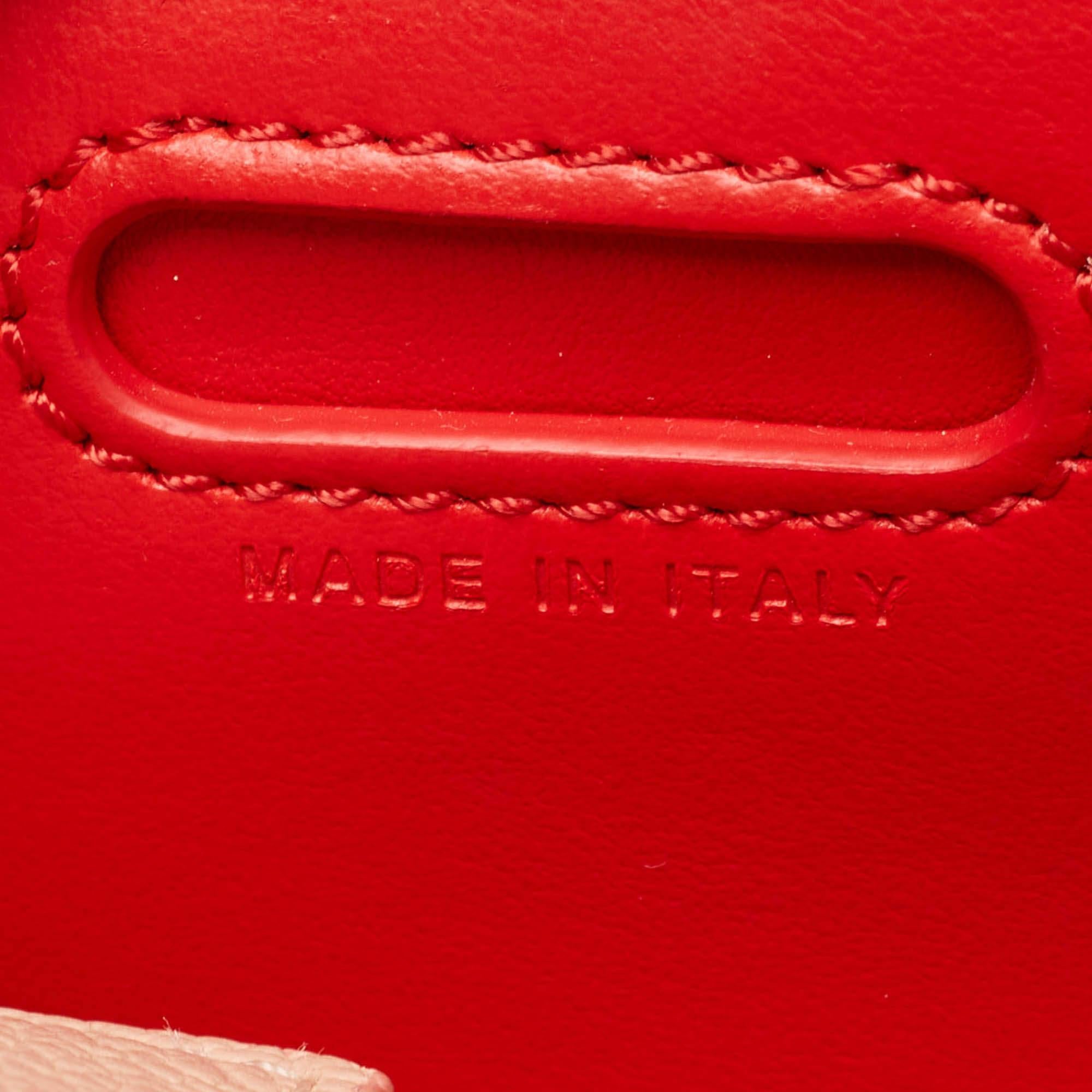 Christian Louboutin Multicolor Denim and Leather Mix Pearls Paloma Tote 4